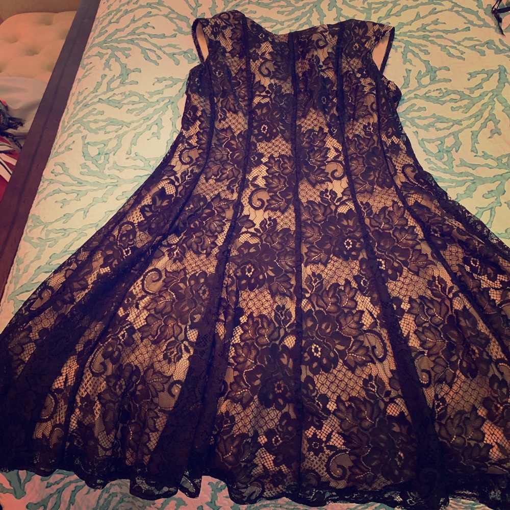 Black lack dress - never worn